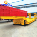 High quality 4 axles lowbed semi trailer